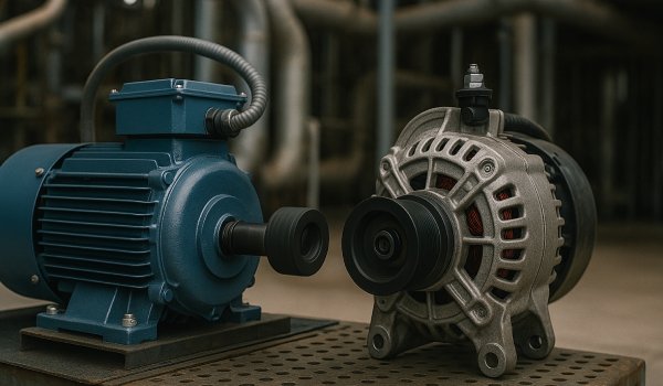 فرق الکتروموتور با دینام؛ بررسی کامل و کاربردی